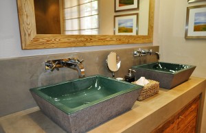 Vasque de salle de bain-salle de bain-couleur-pierre de lave-lave émaillée-design-ambiance-style
