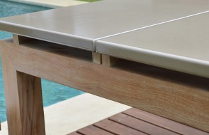 plateau de table-table-extérieur-jardin-salon-cuisine-pierre de lave-lave émaillée